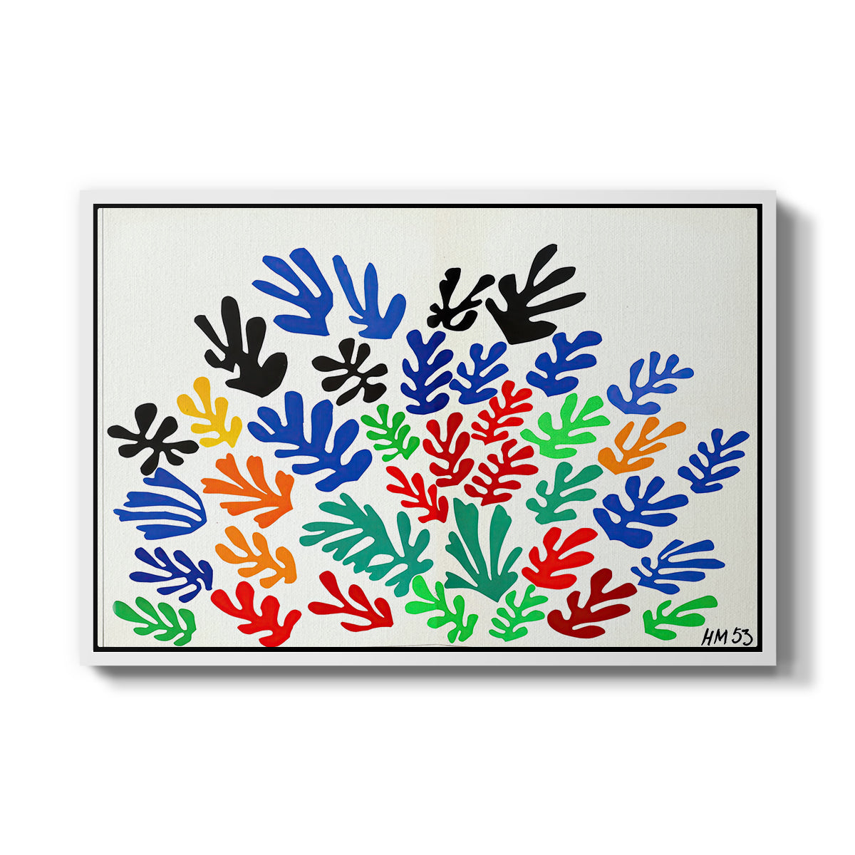 The Sheaf (La gerbe), 1953 - Floater Framed Canvas Print