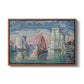 Entrance to the Port of La Rochelle, 1921 - Floater Framed Canvas Print
