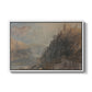 Rheinfels Looking to Katz and Gourhausen, 1817 - Floater Framed Canvas Print