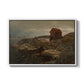 A Fisherman's Home, Lillesand, 1858 - Floater Framed Canvas Print