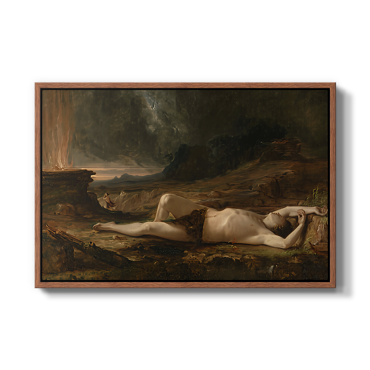 The Dead Abel, 1832 - Floater Framed Canvas Print