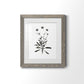 Inky Botanical I - Premium Framed Print - Distressed Barnwood Frame - Ready to Hang