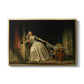 The Stolen Kiss (Le Baiser à la dérobée), c. 1788 - Floater Framed Canvas Print
