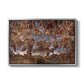 The Last Judgment (Charon's Boat and the Damned), 1536-1541 - Floater Framed Canvas Print
