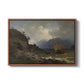 From the Western Coast of Norway, 1862 - Floater Framed Canvas Print