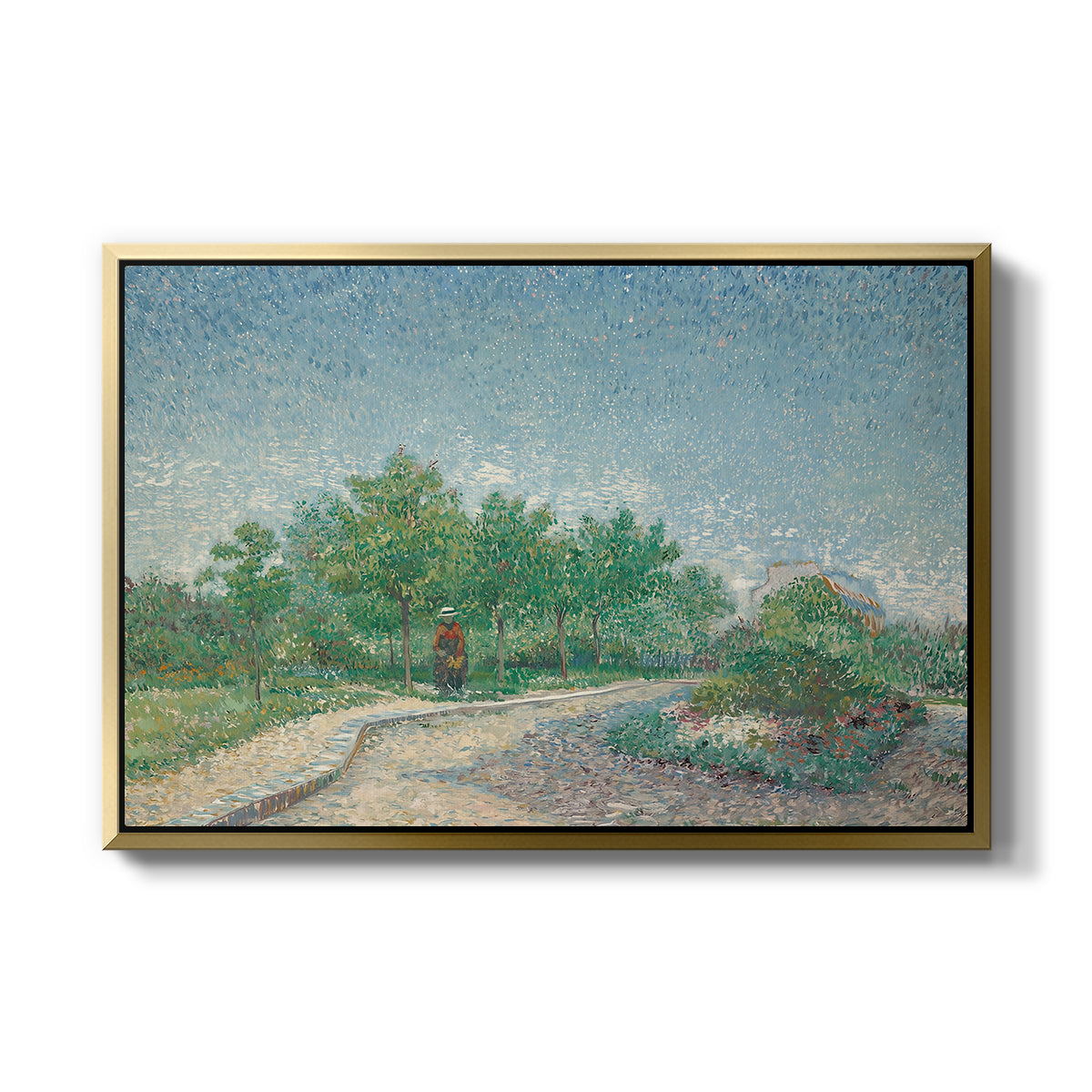 Square Saint-Pierre, Paris, 1887 - Floater Framed Canvas Print