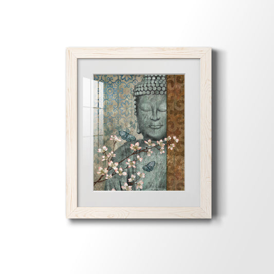 Buddha - Premium Framed Print - Distressed Barnwood Frame - Ready to Hang