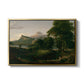 The Course of Empire: The Arcadian or Pastoral State, 1834 - Floater Framed Canvas Print