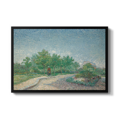 Square Saint-Pierre, Paris, 1887 - Floater Framed Canvas Print