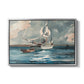 Sloop, Nassau, 1899 - Floater Framed Canvas Print
