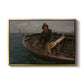 Fishermen from Rügen, 1882 - Floater Framed Canvas Print