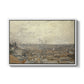 View from Montmartre, 1886 - Floater Framed Canvas Print