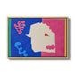 The Wolf (Le loup), from Jazz, 1947 - Floater Framed Canvas Print