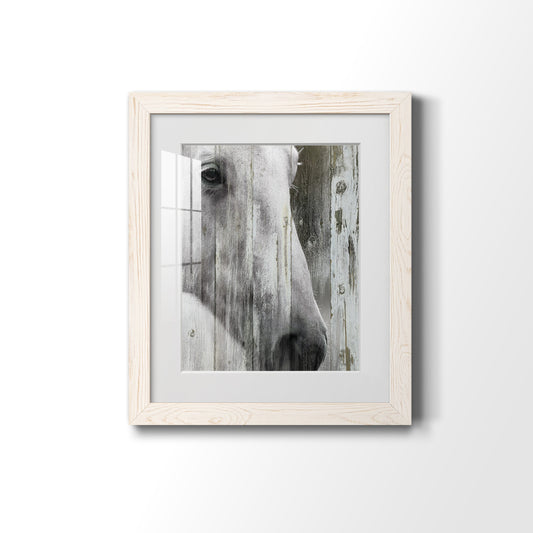 Contemplation - Barnwood Framed Art Print