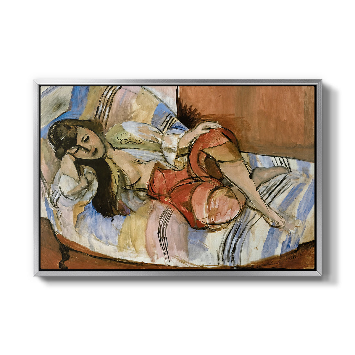 Odalisque, 1923 - Floater Framed Canvas Print
