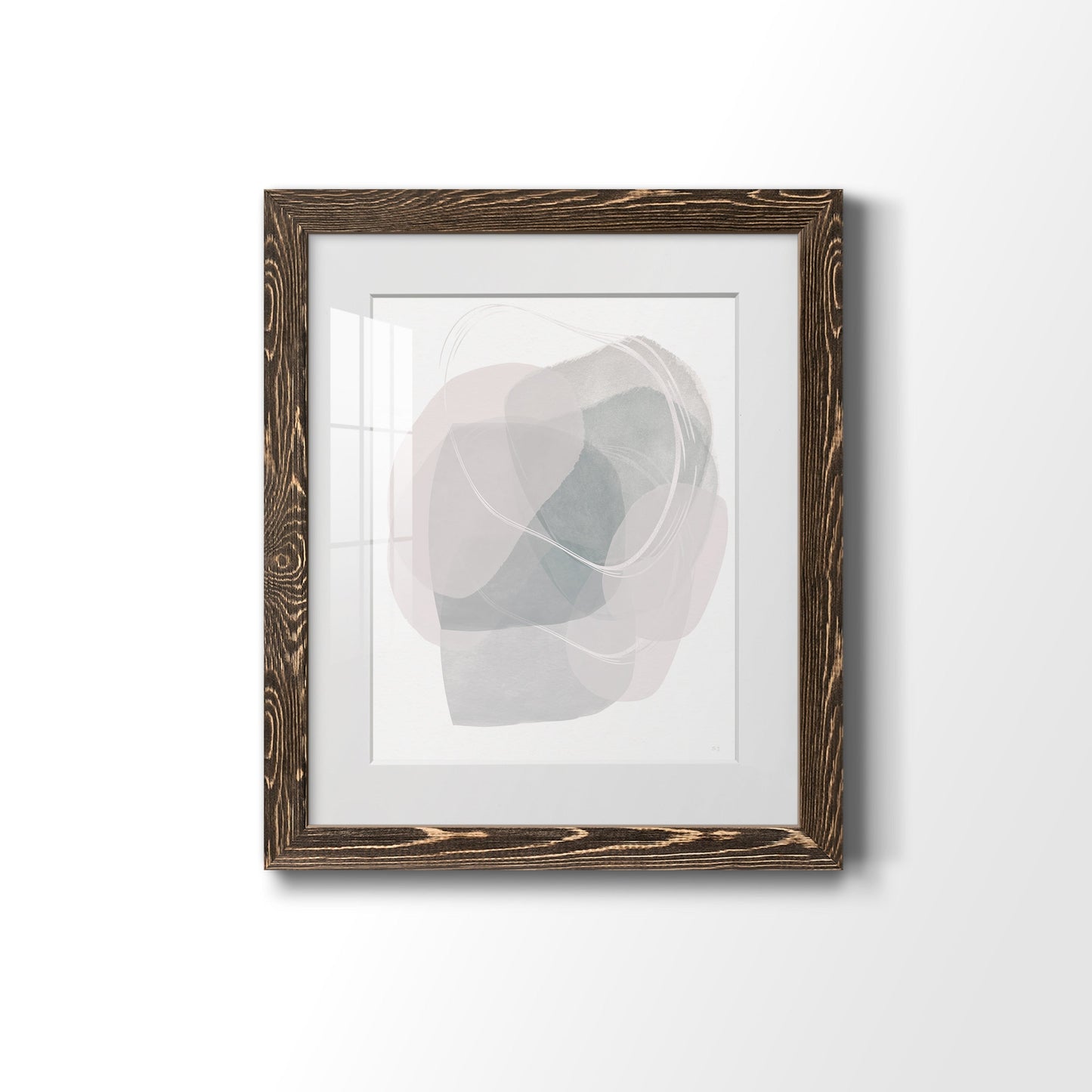 River Jewels I - Barnwood Framed Art Print