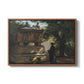 A Catholic Priest in Front of a Sarcophagus, c. 1857 - Floater Framed Canvas Print