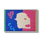 The Wolf (Le loup), from Jazz, 1947 - Floater Framed Canvas Print