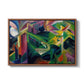 Deer in a Monastery Garden, 1912 - Floater Framed Canvas Print