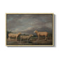 Ryelands Sheep, the King's Ram, the King's Ewe and Lord Somerville's Wether, c. 1801-1807 - Floater Framed Canvas Print