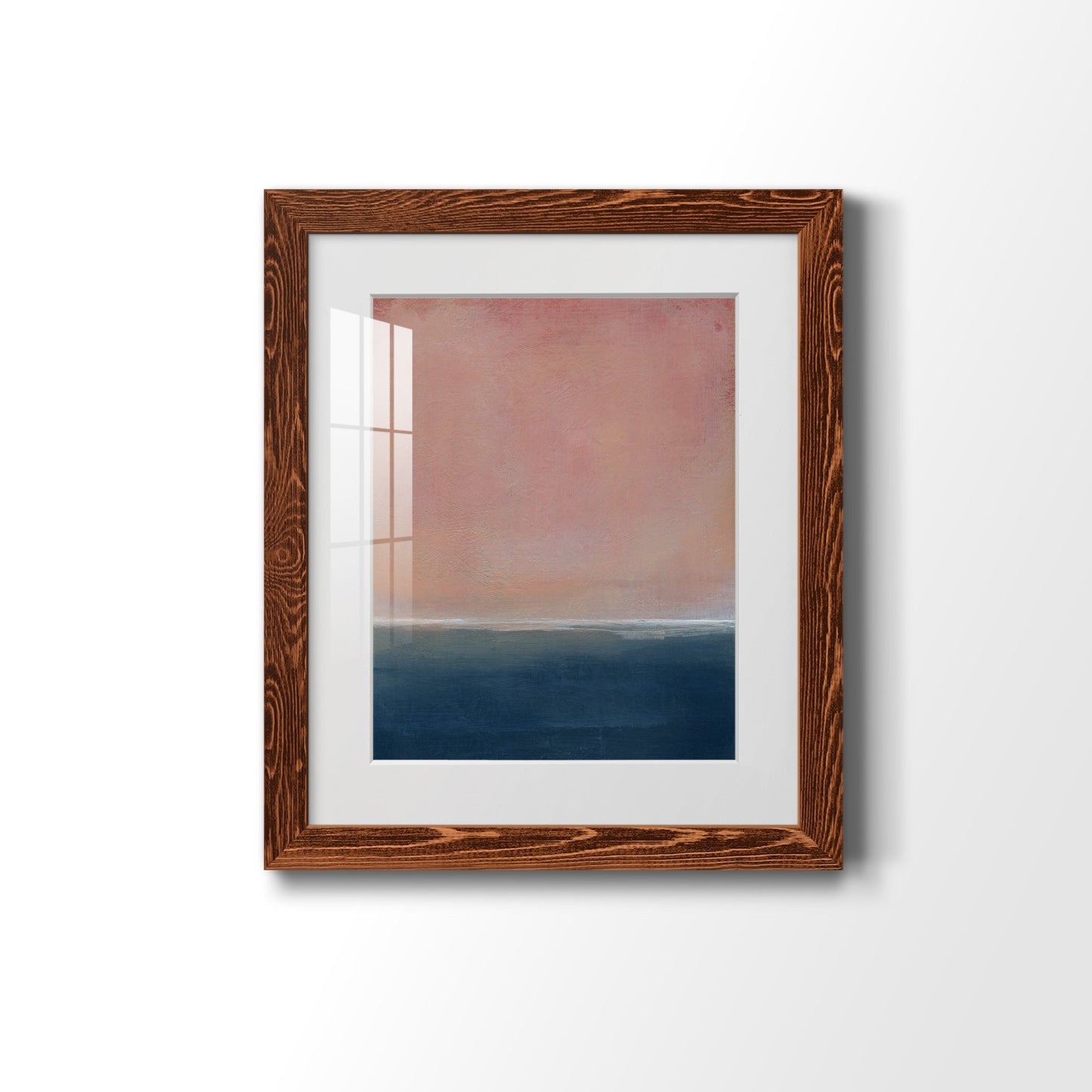 Sunset - Barnwood Framed Art Print