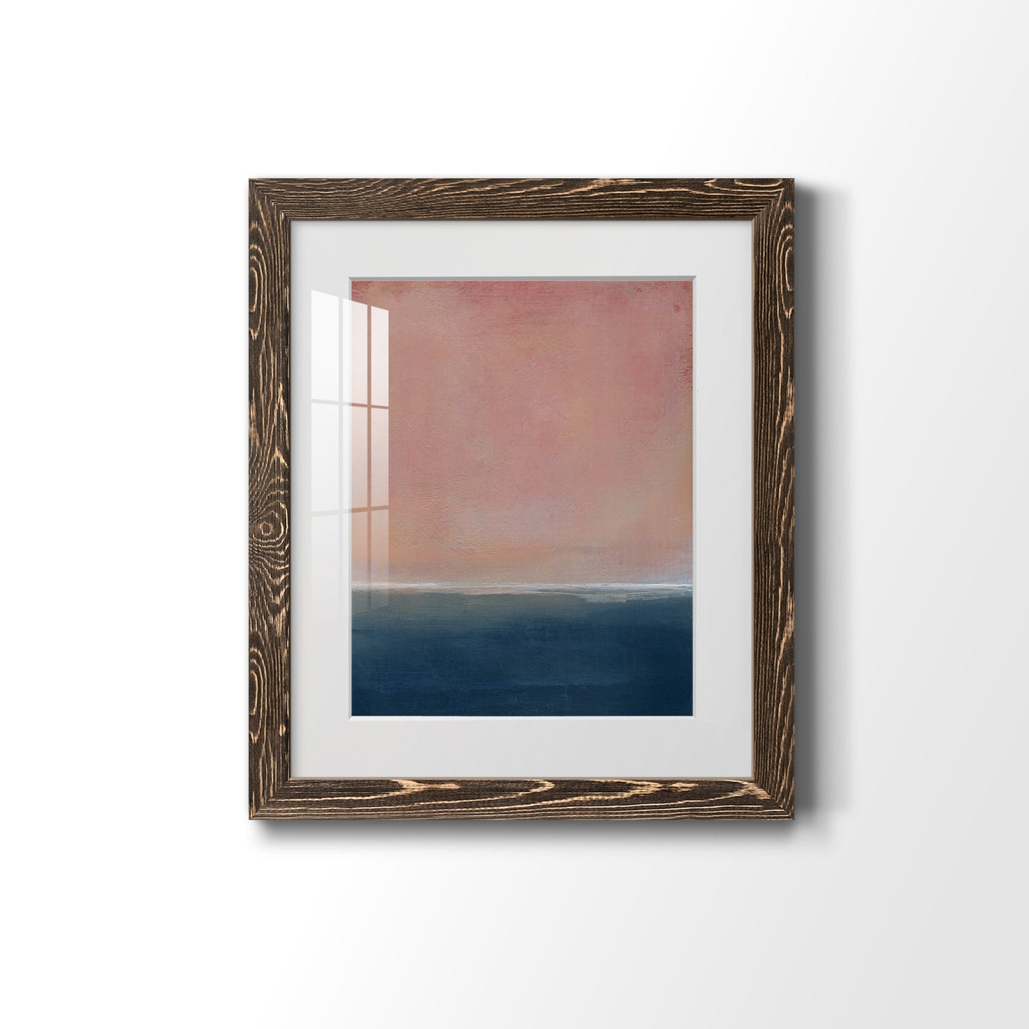 Sunset - Barnwood Framed Art Print