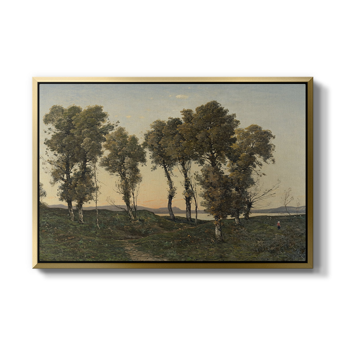 Autumn Evening, 1894 - Floater Framed Canvas Print