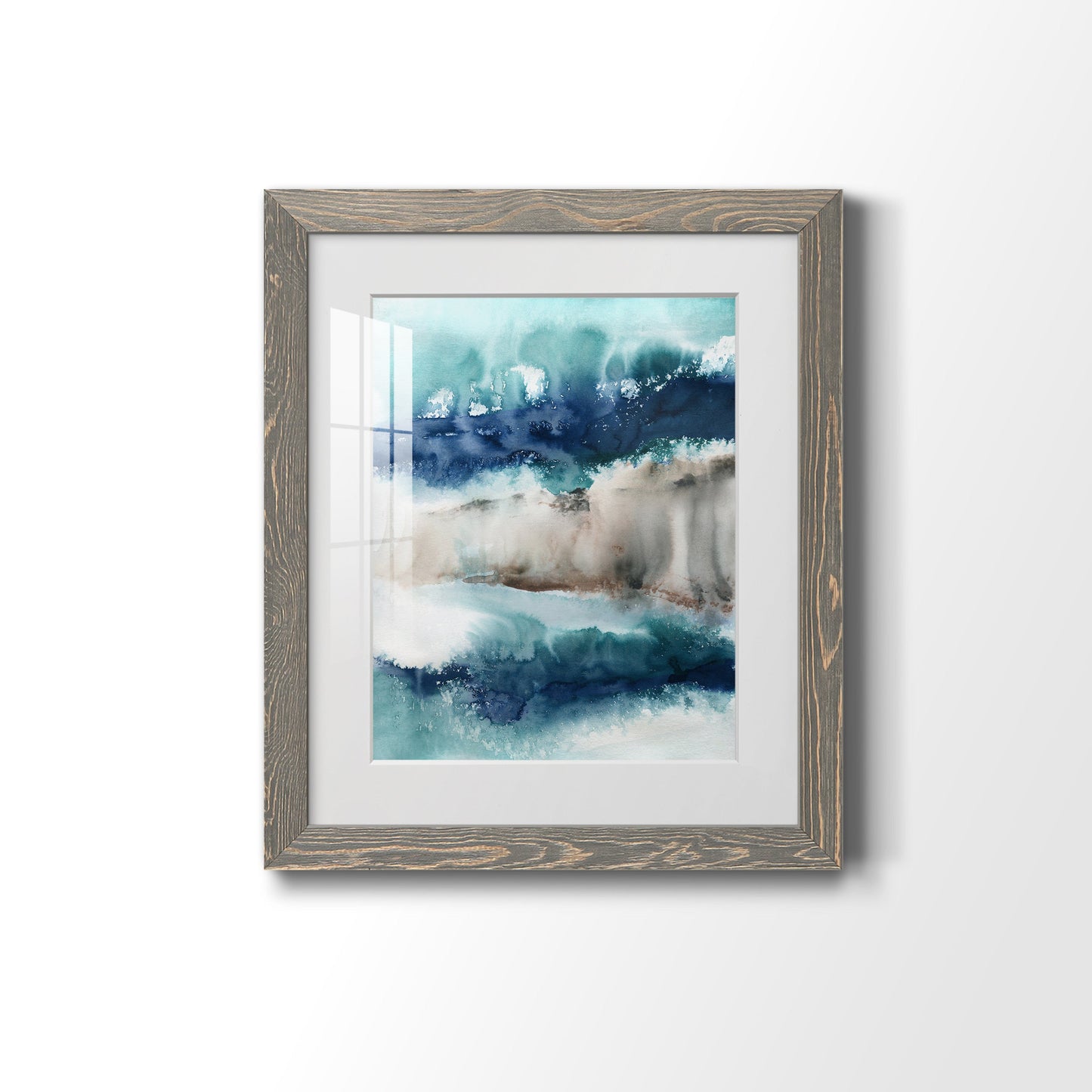 Shifting Sands - Premium Framed Print - Distressed Barnwood Frame - Ready to Hang