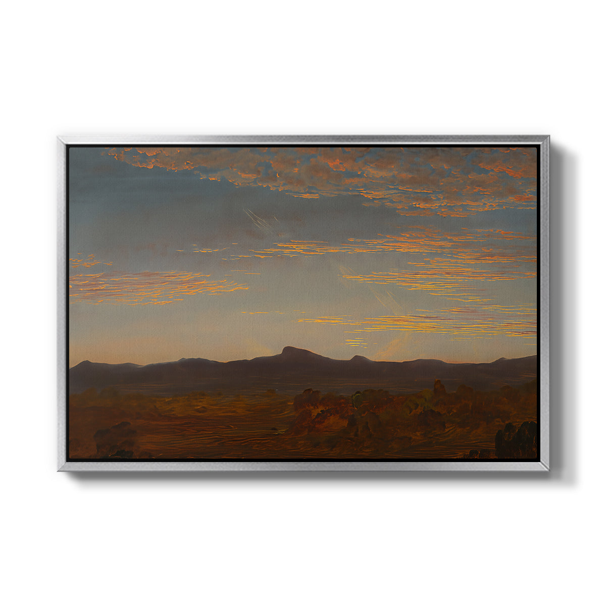 Study for "Catskill Creek", c. 1844-1845 - Floater Framed Canvas Print