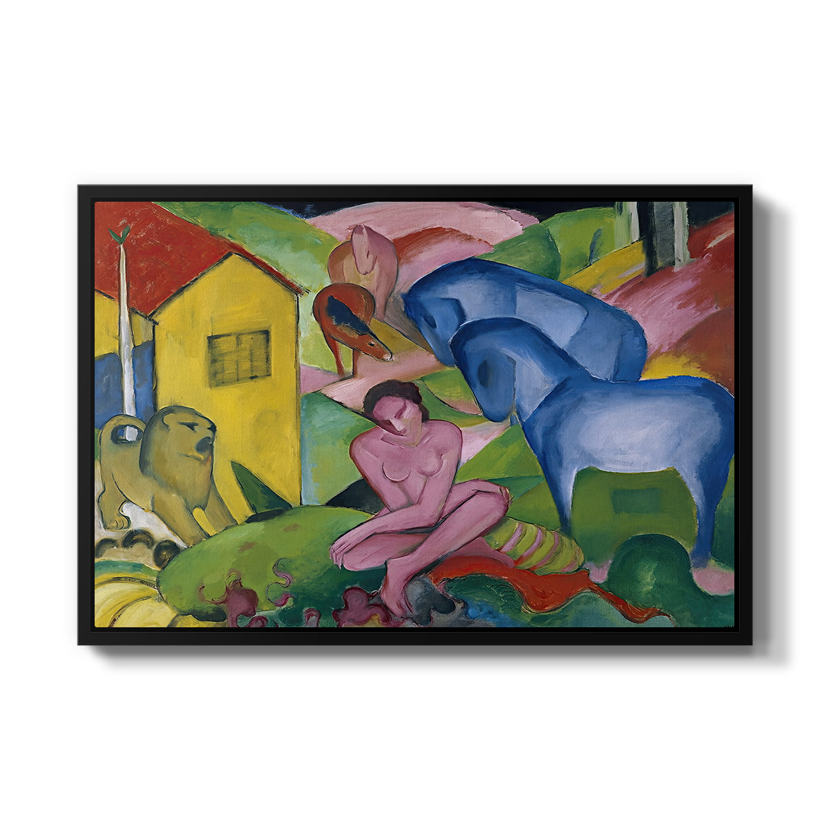The Dream, 1912 - Floater Framed Canvas Print