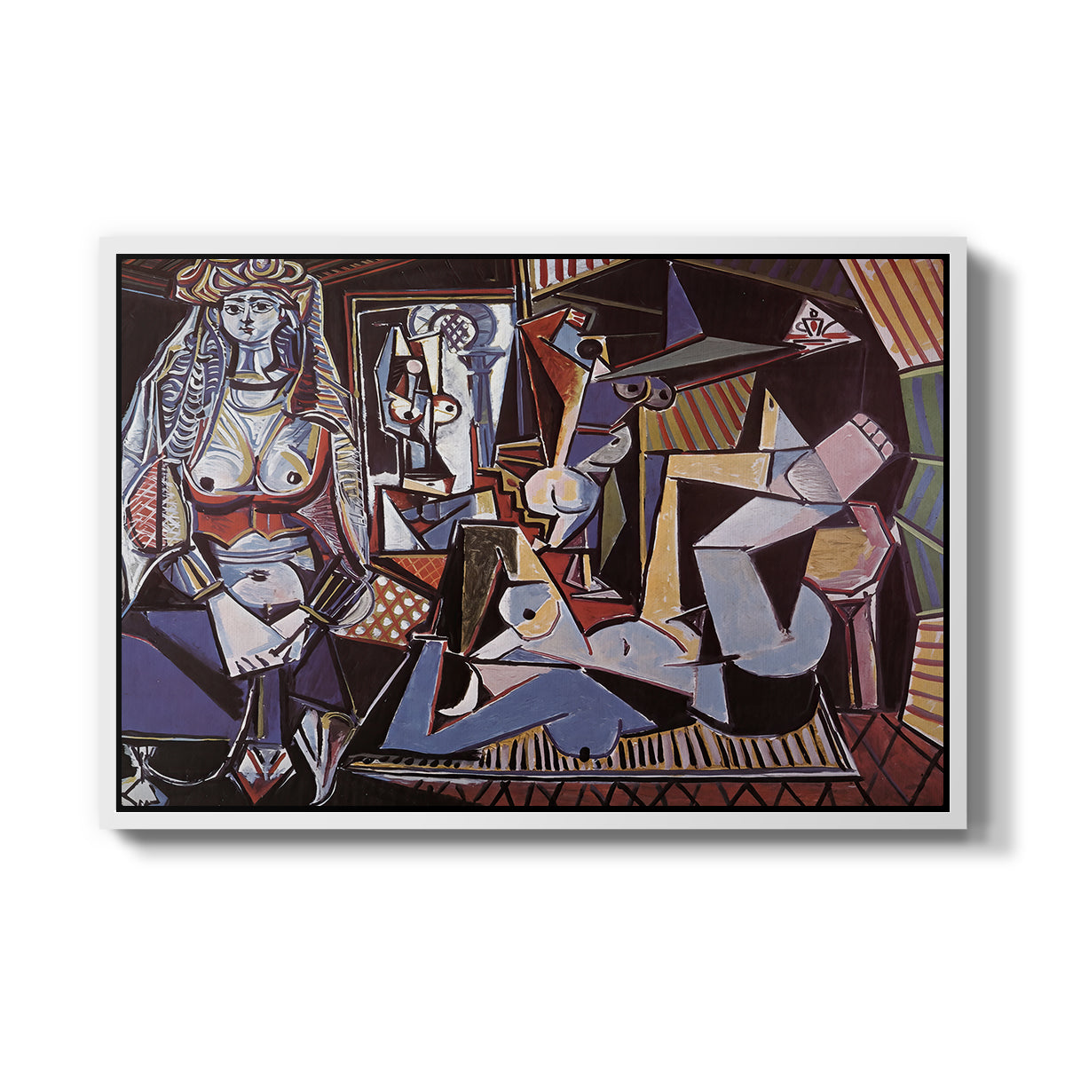 Women of Algiers (Version O), 1955 - Floater Framed Canvas Print