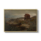 A Fisherman's Home, Lillesand, 1858 - Floater Framed Canvas Print
