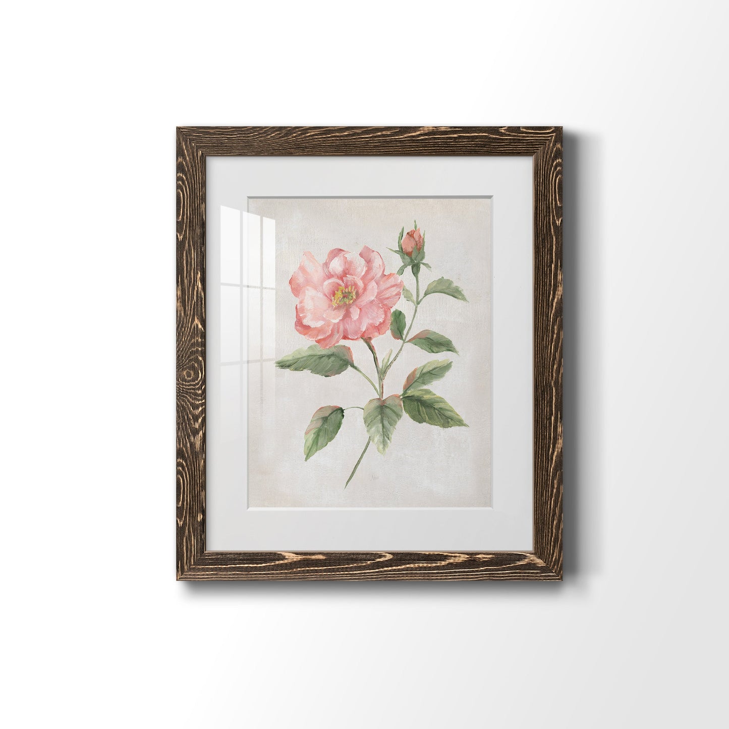 Grandiflora II - Premium Framed Print - Distressed Barnwood Frame - Ready to Hang