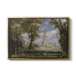 Salisbury Cathedral from the Bishop's Grounds, c. 1825 - Floater Framed Canvas Print