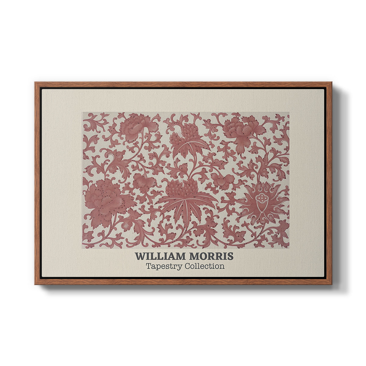 Examples of Chinese Ornament, Pl. XCIII (Morris Inspired), 1867 - Floater Framed Canvas Print