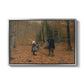 The Woodman and his Children, 1886 - Floater Framed Canvas Print