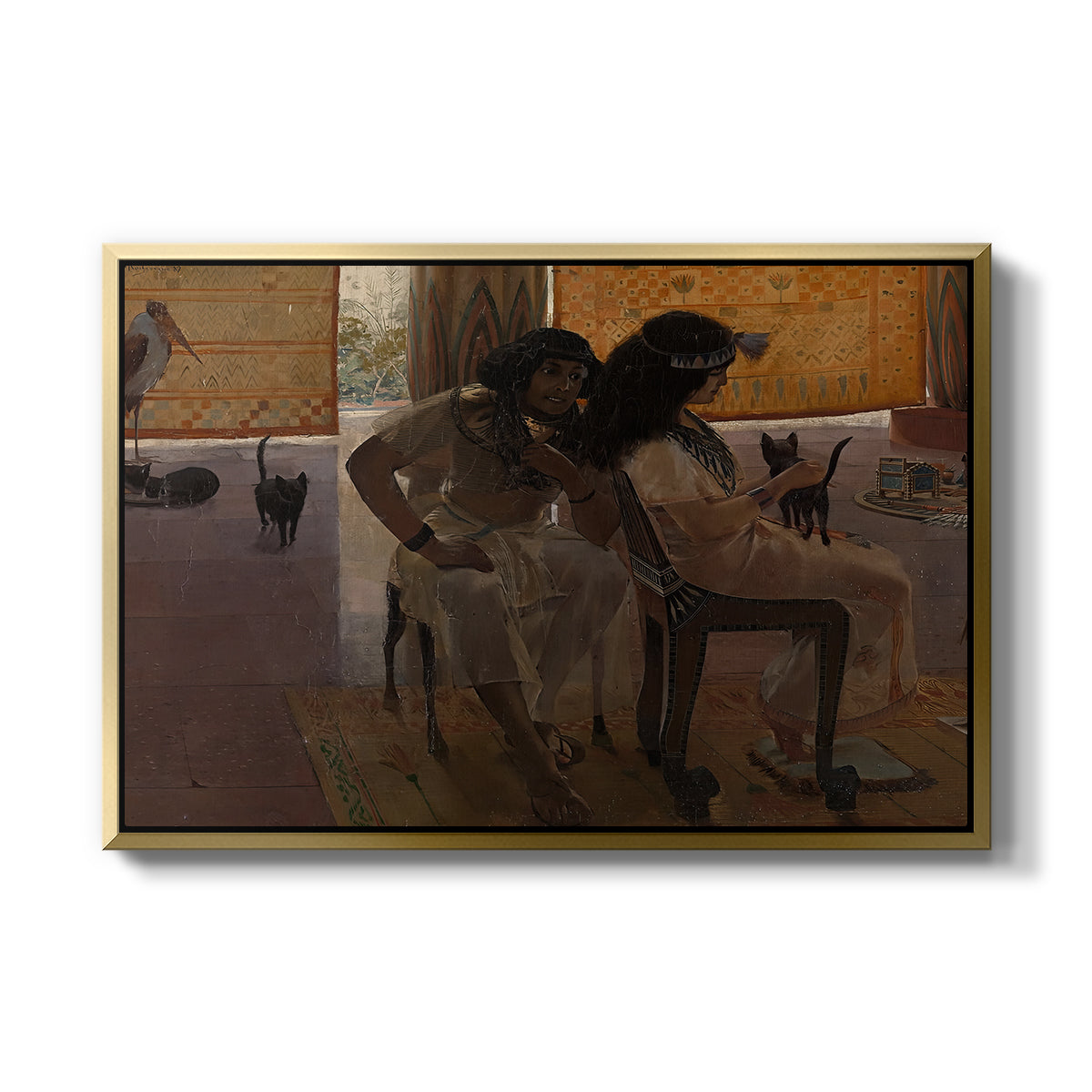 The Age of the Pharaohs, 1914 - Floater Framed Canvas Print