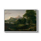 The Course of Empire: The Arcadian or Pastoral State, 1834 - Floater Framed Canvas Print
