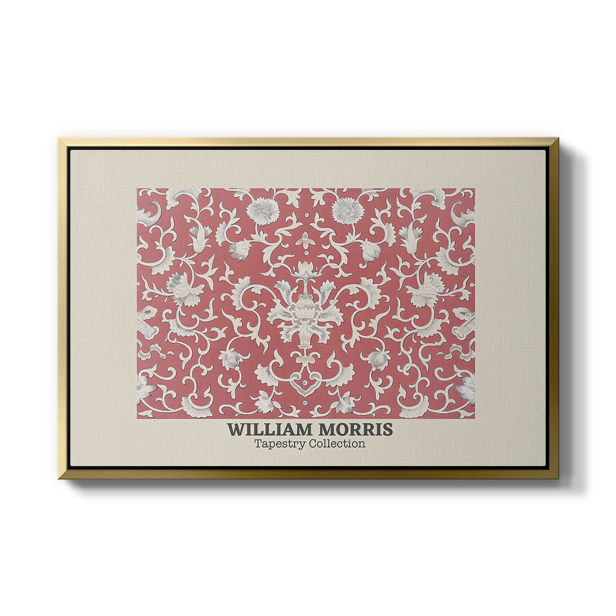 Examples of Chinese Ornament, Pl. XCV (Morris Inspired), 1867 - Floater Framed Canvas Print