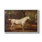 Grey Arabian Stallion, Property of Sir Watkin Williams-Wynn, c. 1817 - Floater Framed Canvas Print