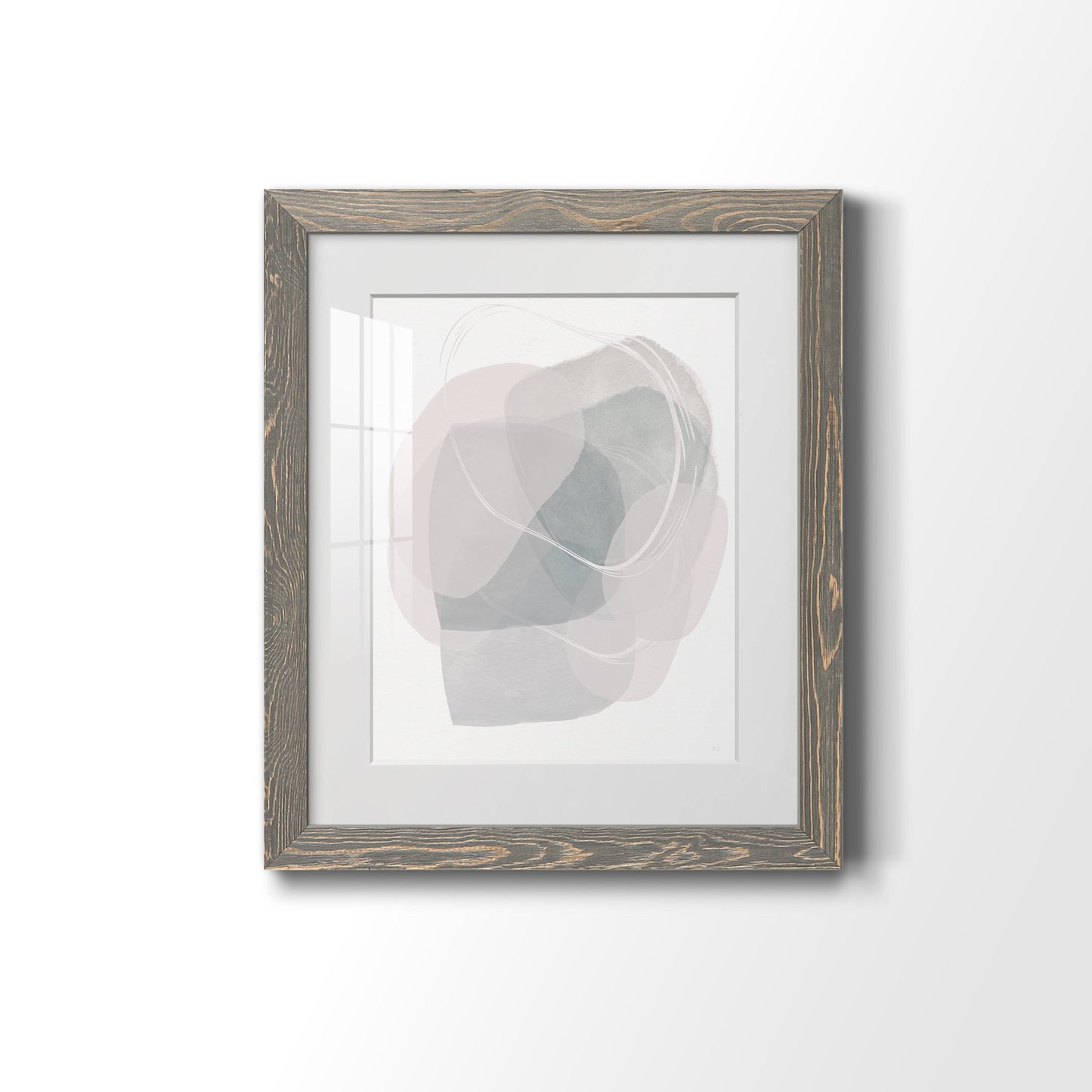 River Jewels I - Premium Framed Print - Distressed Barnwood Frame - Ready to Hang