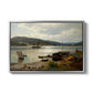 By the Water, 1876 - Floater Framed Canvas Print