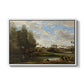 Washerwomen at the Water's Edge, c. 1860-1870 - Floater Framed Canvas Print