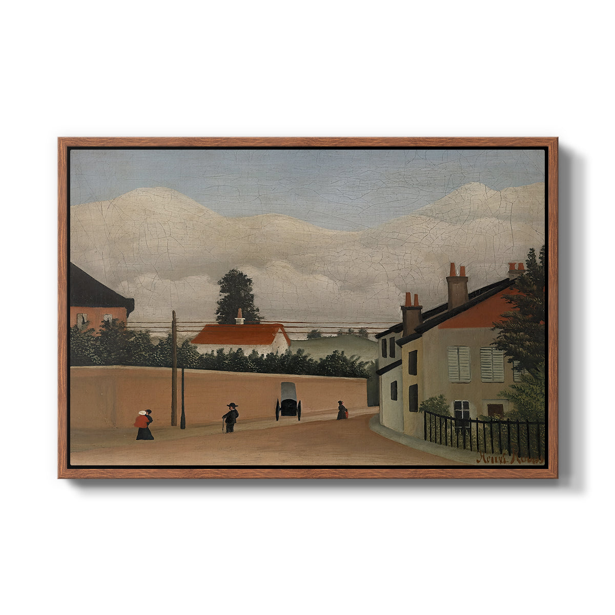 Outskirts of Paris, c. 1906-1910 - Floater Framed Canvas Print