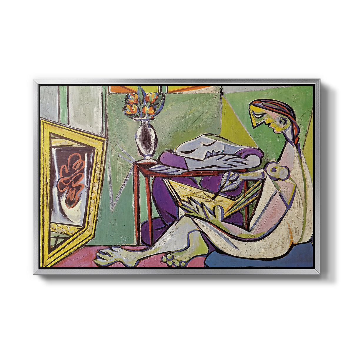The Muse, 1935 - Floater Framed Canvas Print