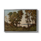 The Banks of the Allier, 1894 - Floater Framed Canvas Print