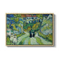 Stairway at Auvers, 1890 - Floater Framed Canvas Print