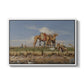 On the Banks of the Nile, Upper Egypt, 1876 - Floater Framed Canvas Print