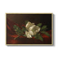 Magnolia on Red Velvet, c. 1885-1890 - Floater Framed Canvas Print