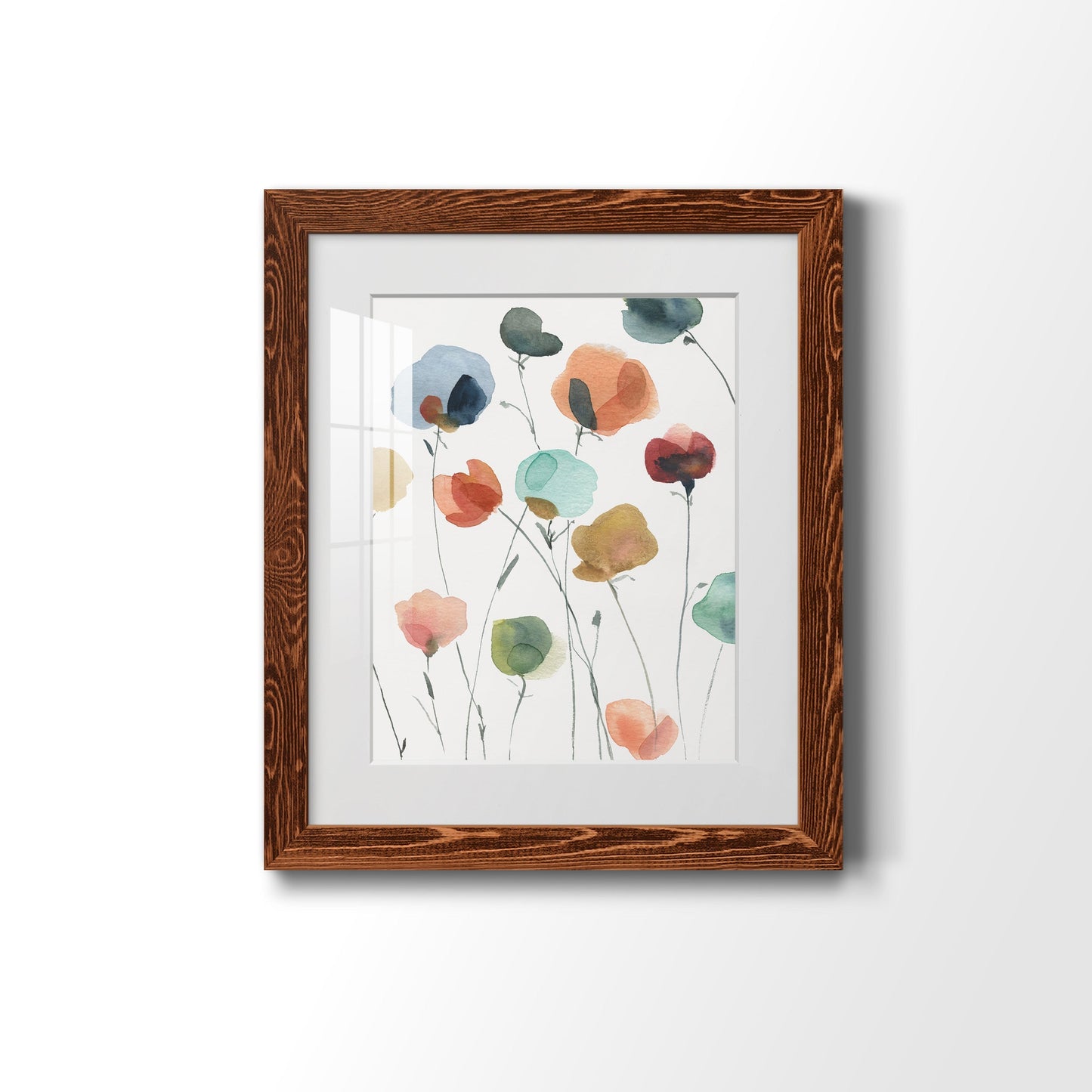 Lollipop Garden II - Barnwood Framed Art Print
